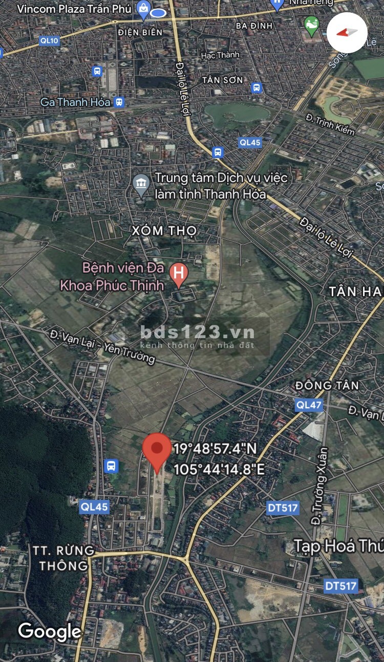 Mặt Bằng Khu Dân Cư 8315 Đông Tân - Tp Thanh Hoá liên hệ 8315 Đông Tân