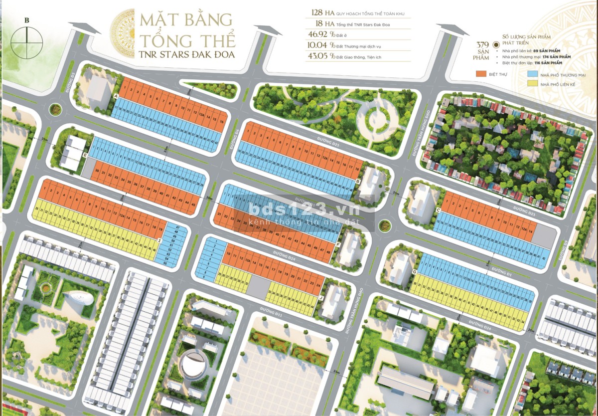 15 suất nội bộ ưu đãi giá chỉ 9 triệu/m2. Chọn vị trí lô ưu tiên, thanh toán linh hoạt