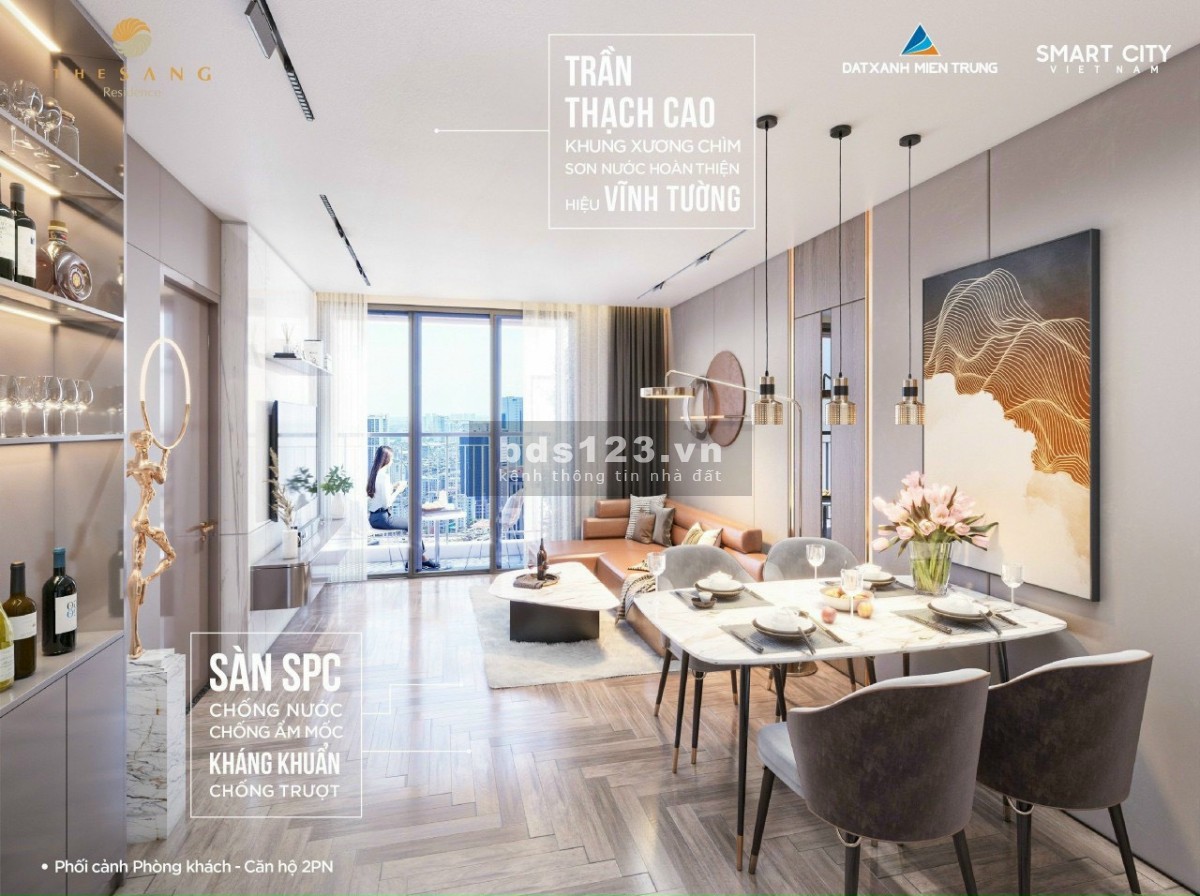 Chung cư căn hộ sang xịn mịn view biển The Sang, sổ hồng sở hữu vĩnh viễn