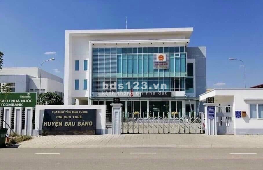 Đất 100m2 full thổ cư, ngay trung tâm hành chính, khu công nghiệp Bàu Bàng, sổ hồng riêng