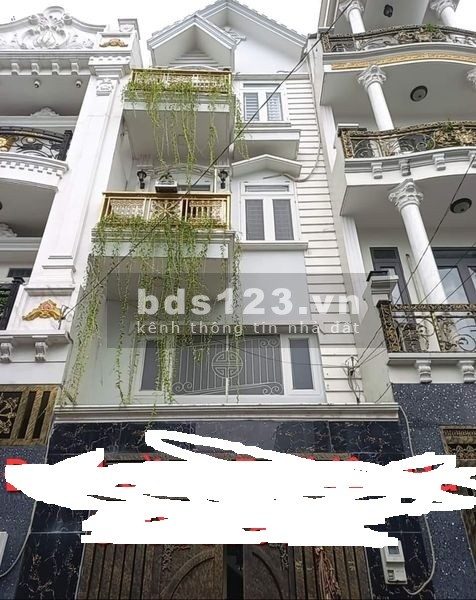 Sát mặt tiền hẻm 6m nhà 4 tầng xây kiên cố thiết kế hiện đại thoáng mát lh 0962988066