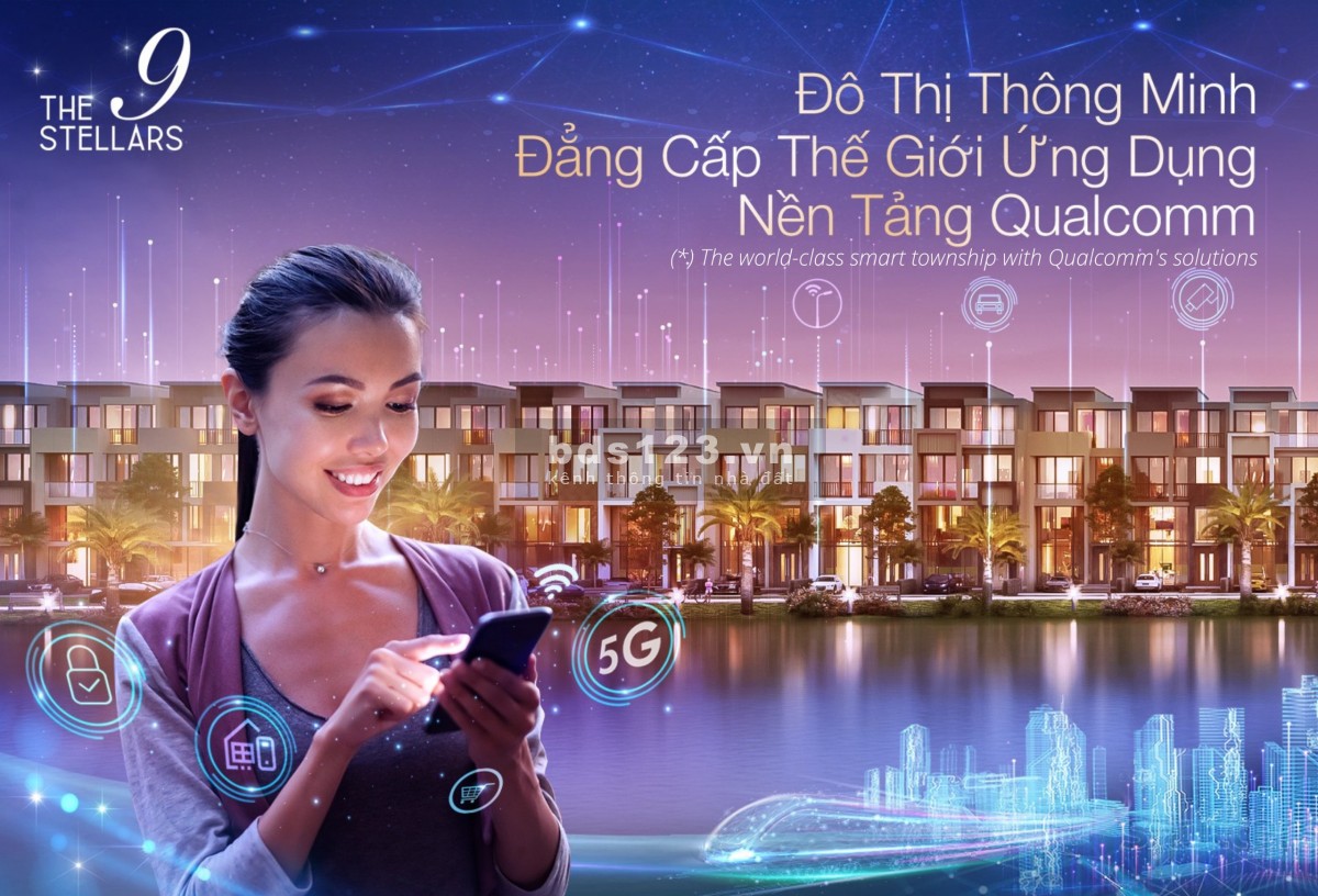 Bán gấp căn hộ cao tầng 2pn 74m2 The 9 Stellars Ngay tại trạm Metro Long Bình view nội khu