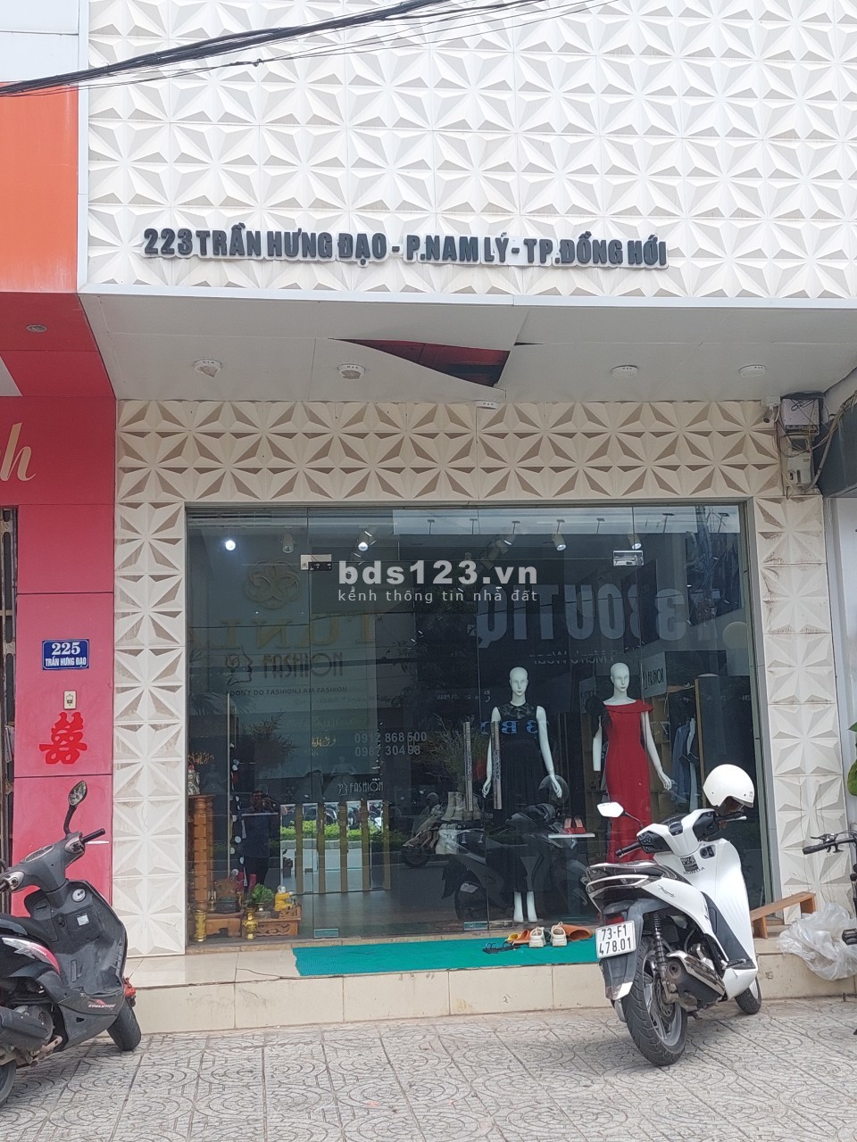 Cho thuê nhà 3 tầng đường Trần Hưng Đạo, Đồng Hới kinh doanh thuận lợi