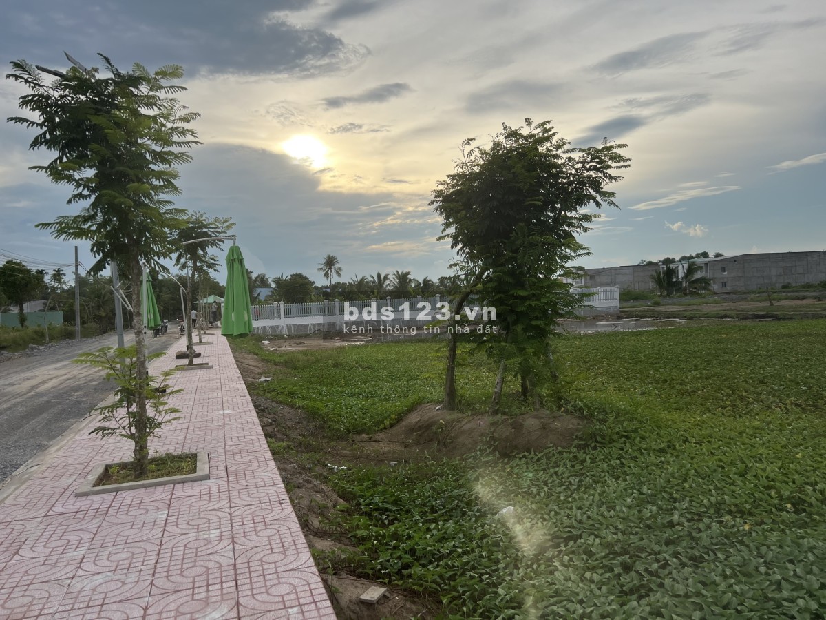 Bán đất nền SHR View kênh đối diện Đại Học Tân Tạo gần 2 Cụm KCN lớn