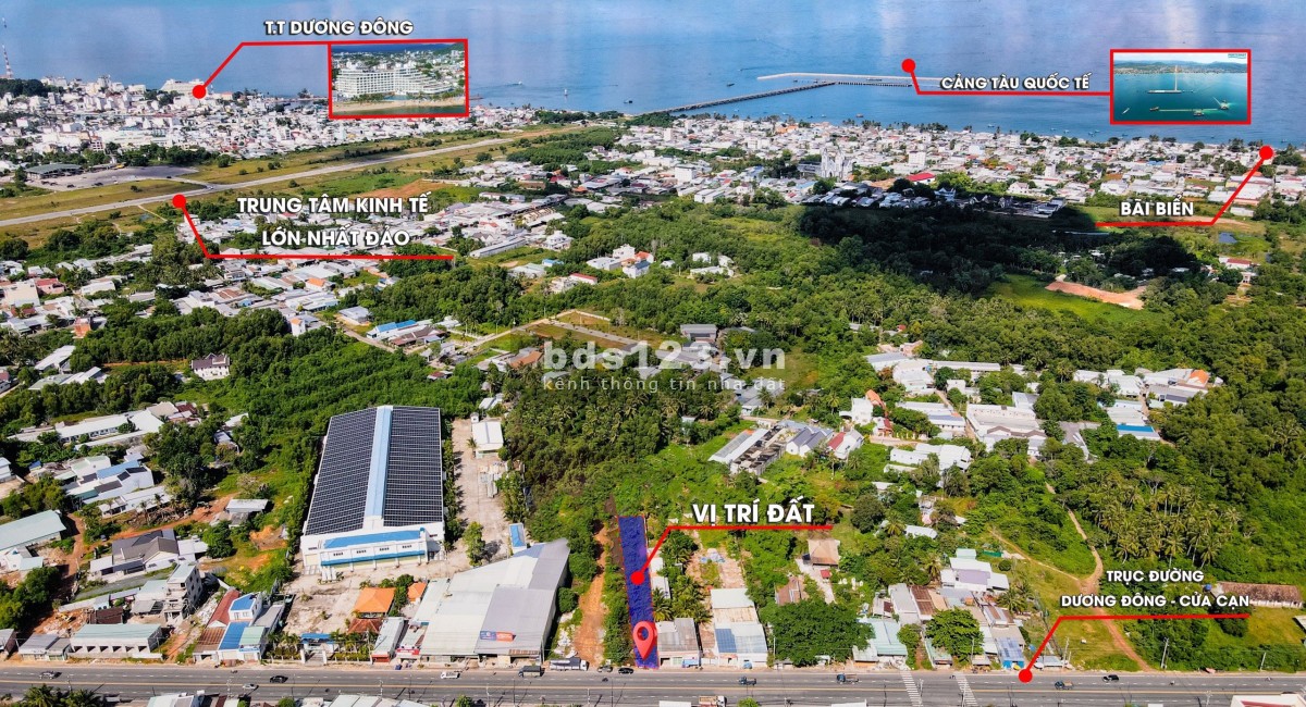 Bán lô đất mặt tiền cực đẹp Dương Đông Cửa Cạn ngay gần sân bay cũ lh 0973791539