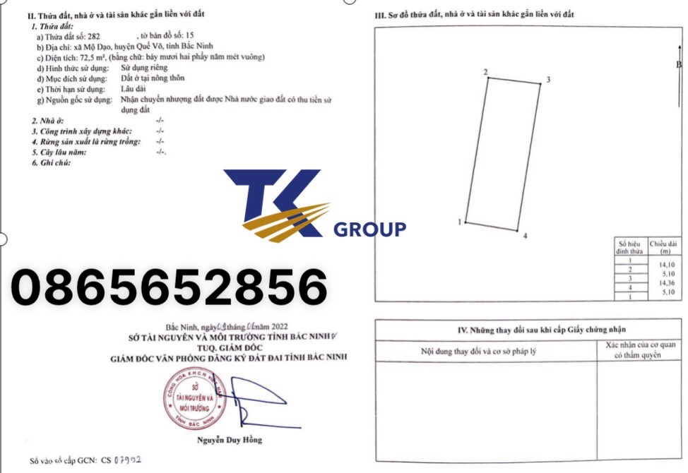 Bán đất đầu tư sinh lời thổ cư sẵn sổ pháp lý chính chủ giá tốt