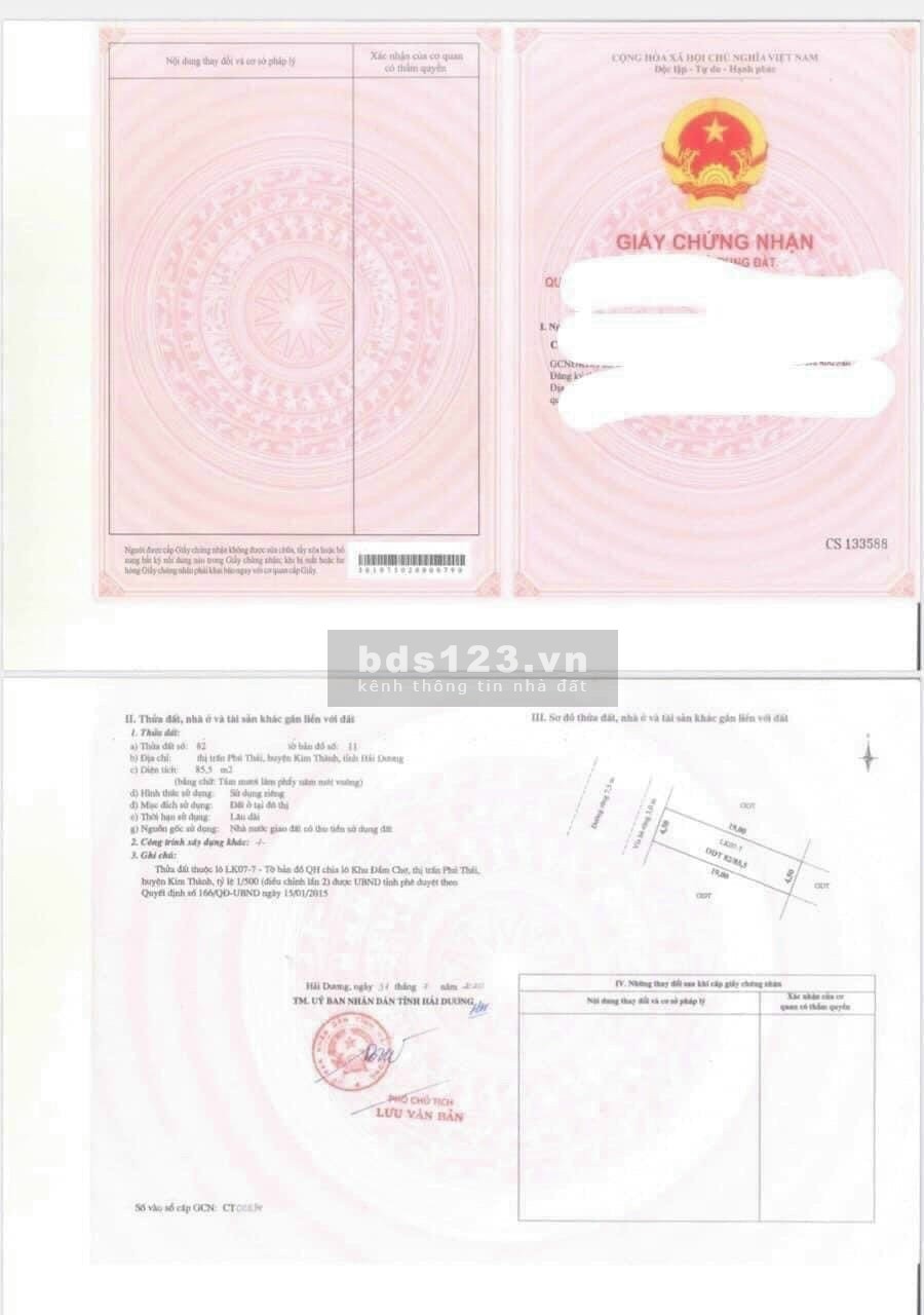 Dự án khu dân cư Đầm Chợ Kim Thành Hải Dương tiện ích xung quanh đầy đủ