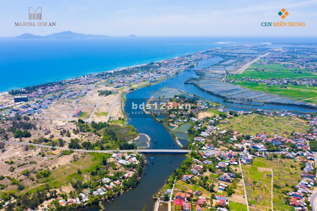 Bán nhanh suất ngoại giao lô biệt thự view bến du thuyền Hội An, sát biển An Bàng