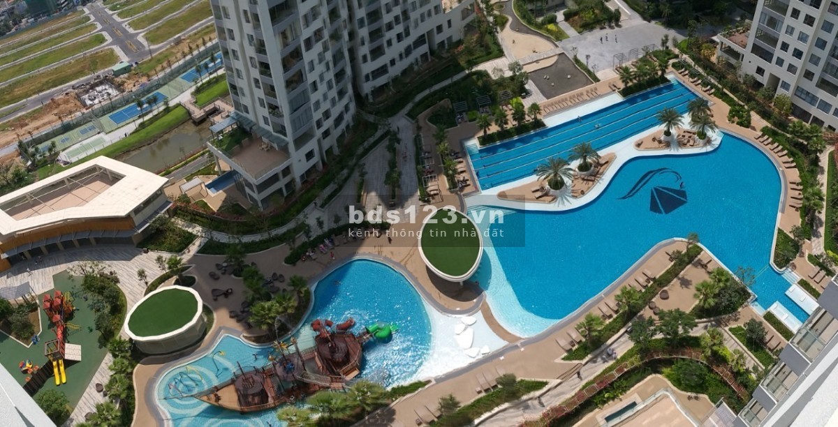 2 phòng ngủ Đảo Kim Cương cho thuê full nội thất tháp Hawaii căn góc lh 09382216111