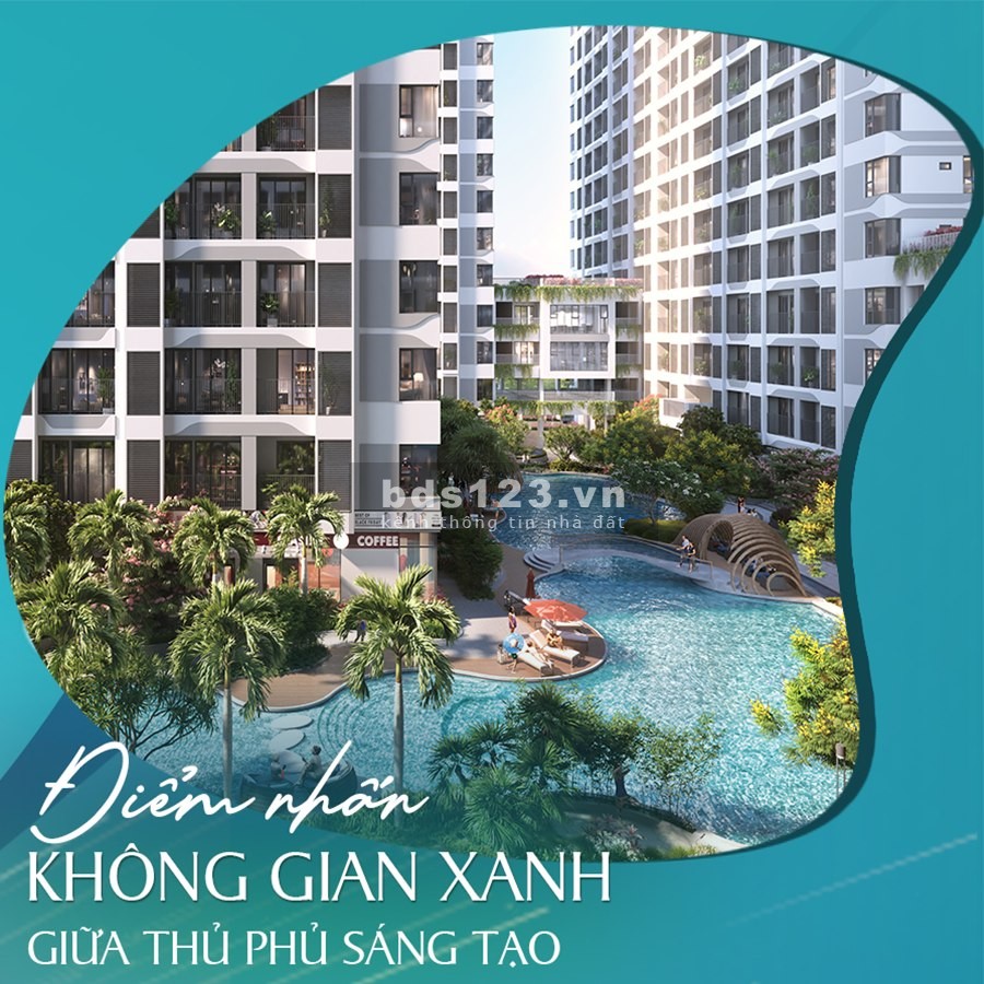 Bán căn hộ Thủ Đức 60m2 2PN 2WC view Sông tầng cao chỉ 39tr/m2