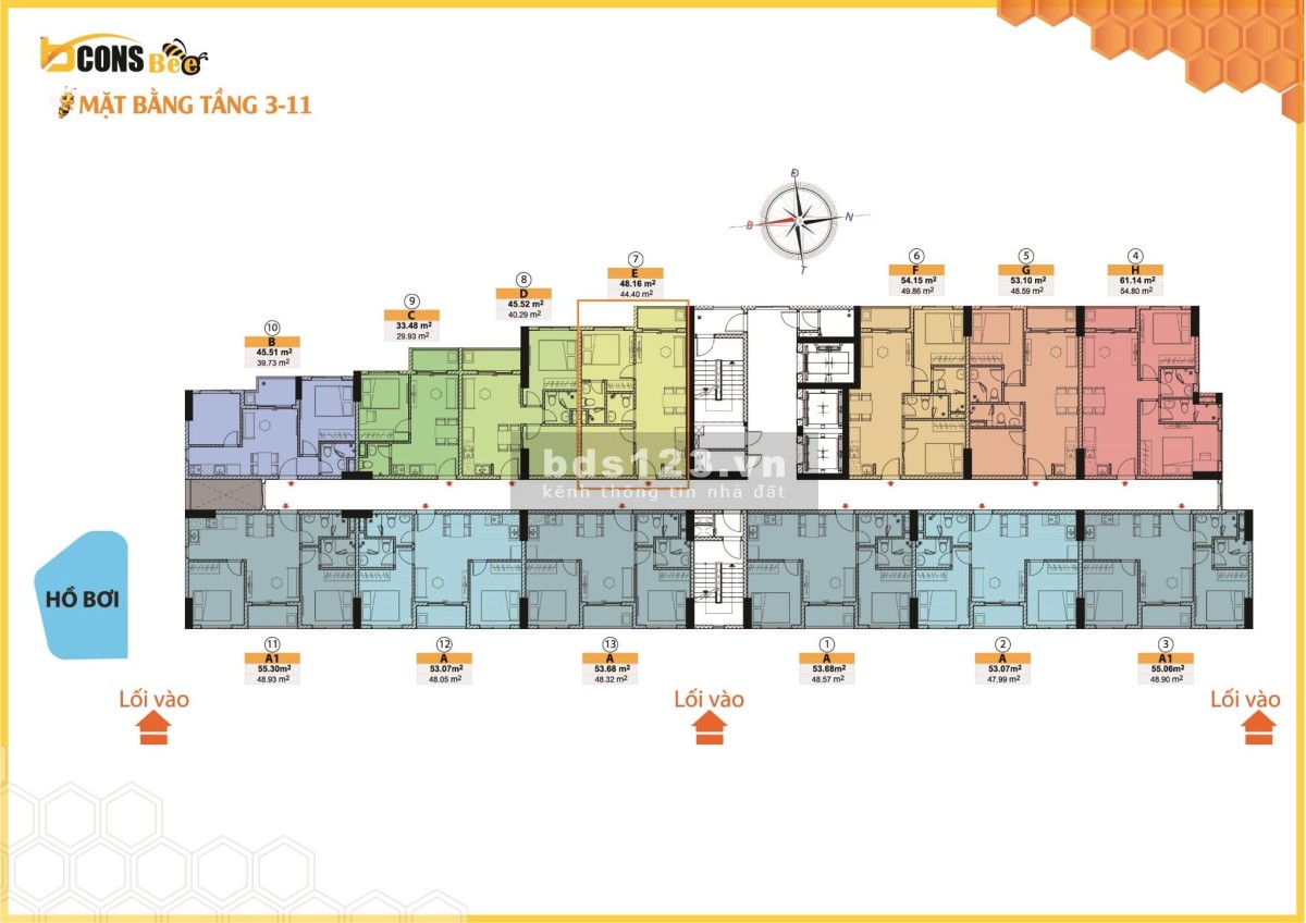 Bán căn hộ Bcons Bee giá 1.4 tỷ (bao thuế phí) sắp nhận nhà