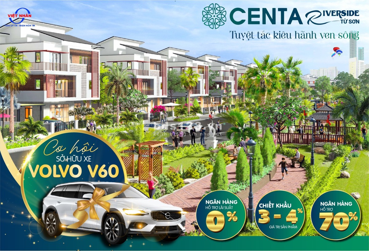 Giữ chỗ Centa Riverside Vsip Từ Sơn Bắc Ninh, Giá Gốc chủ đầu tư, LH/PKD - CĐT: 0819866636