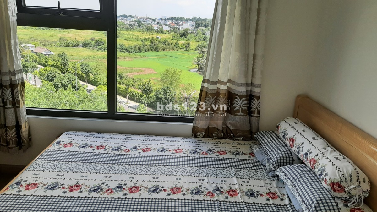 Cho thuê căn góc 2PN + đủ nội thất, tầng 7 giá 9 triệu/tháng khu an ninh