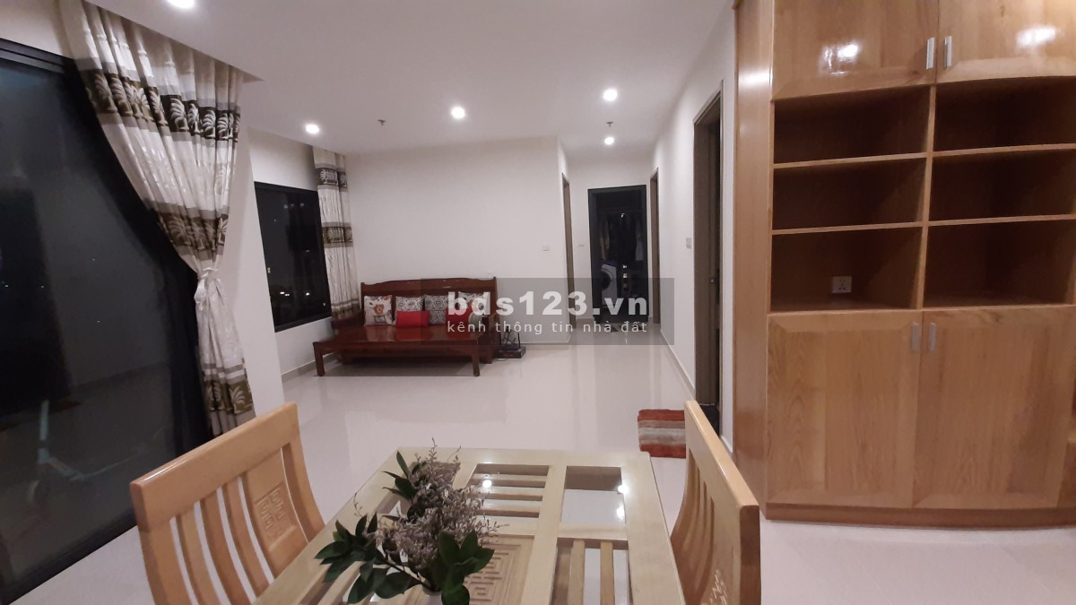 Cho thuê căn góc 2PN + đủ nội thất, tầng 7 giá 9 triệu/tháng khu an ninh