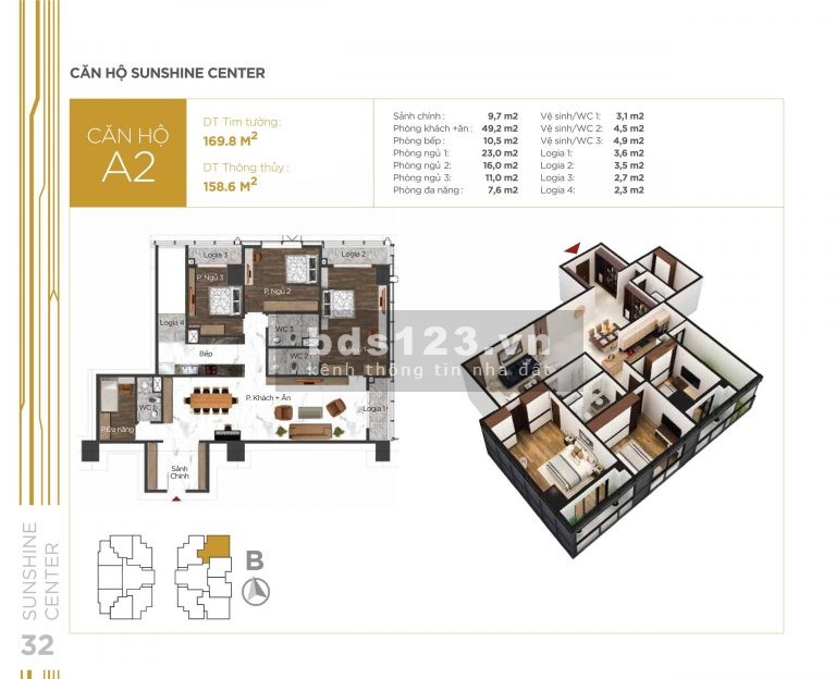 Giá chỉ từ 47 tr/ m2 trong khi các dự án khác cùng phân khúc và khu vực giá đang từ 65 đến 80 tr/ m2