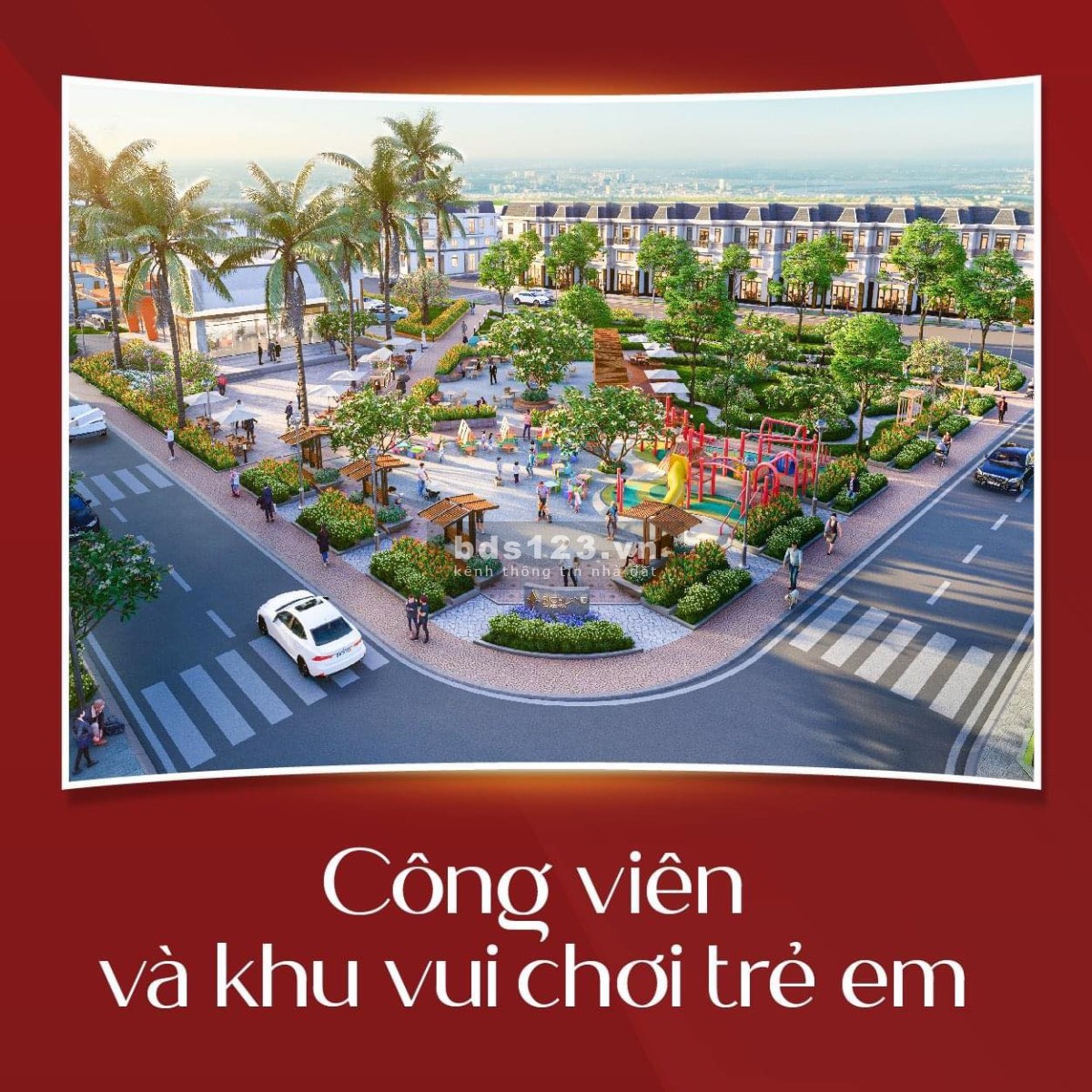 Dự án mới nằm ngay liền kề khu công nghiệp Vsip 2 ở trung tâm thành phố mới