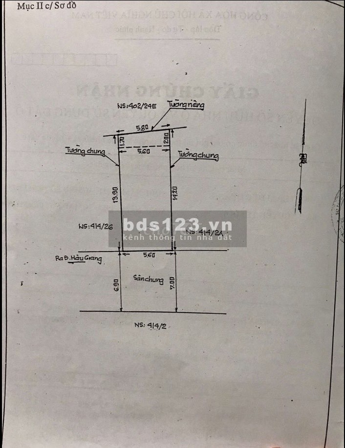 Bán nhà 1 trệt 1 lửng đang cho thuê 10 phòng trọ hẻm 8m Hậu Giang Q6