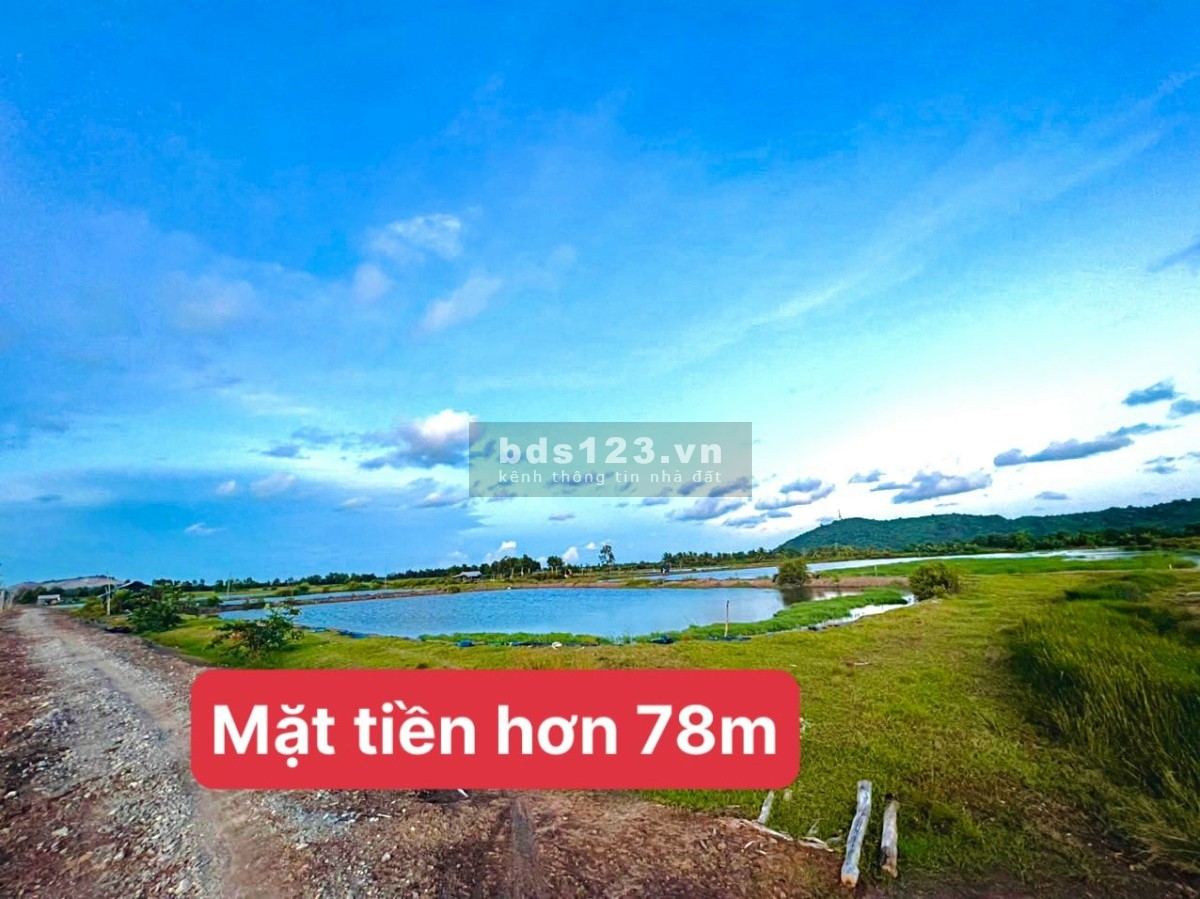 Bán đất 2 mặt tiền con đường nối liền cống Tà Lức trung tâm xã Thổ Sơn, Hòn Đất