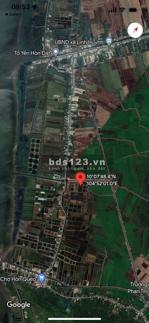 Bán đất 2 mặt tiền con đường nối liền cống Tà Lức trung tâm xã Thổ Sơn, Hòn Đất