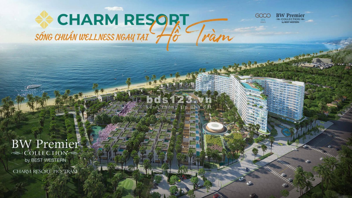 Chỉ 600 triệu sở hữu ngay căn hộ biển full nội thất 5 sao từ Charm Resort Hồ Tràm