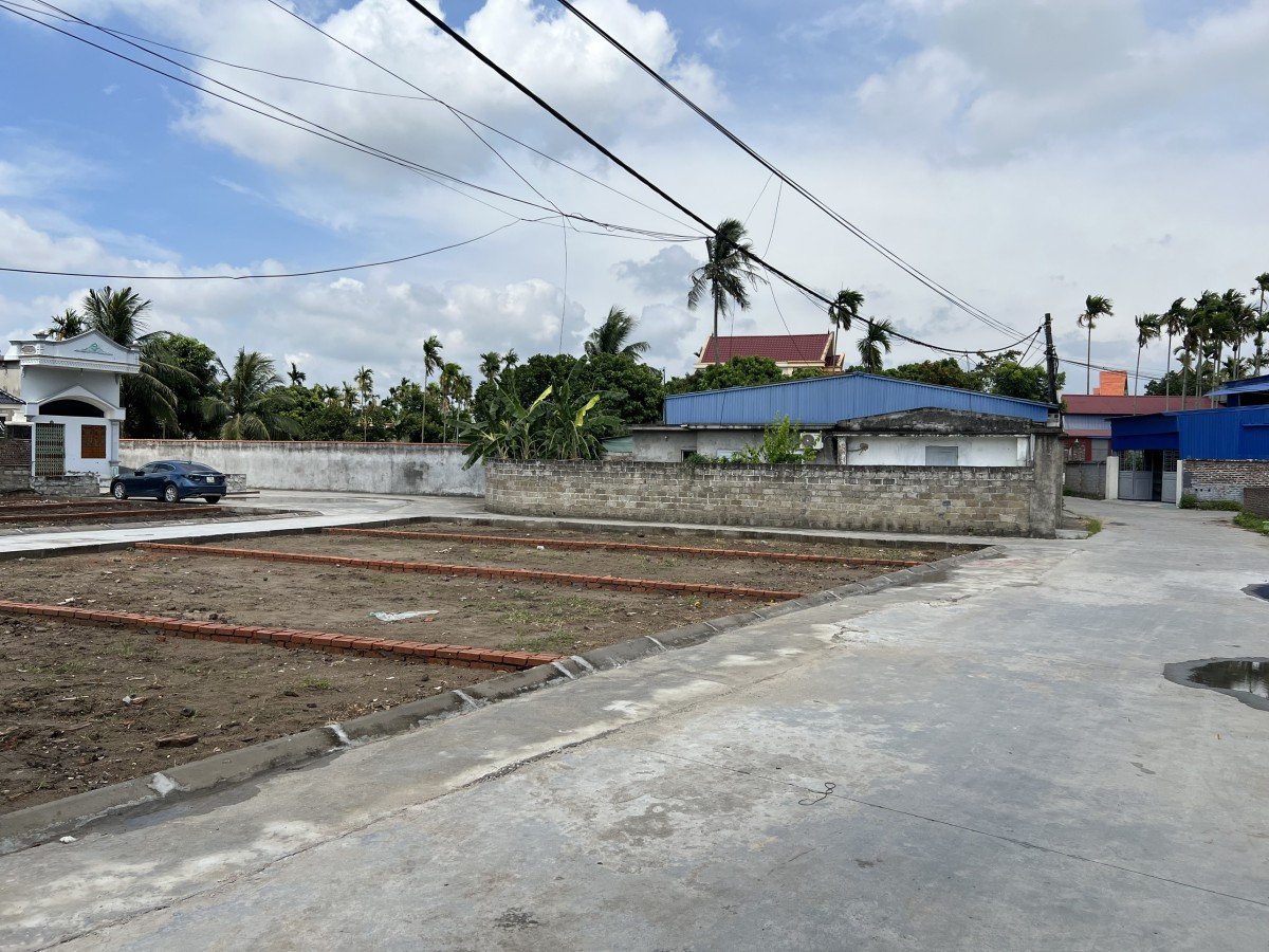 Bán đất gần khu công nghiệp Nomura An Dương, đường trước đất rộng 5m