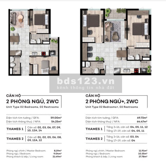 Bán gấp Westgate 2PN chuyển nhượng giá tốt - view đẹp - full nội thất tiện ích đủ