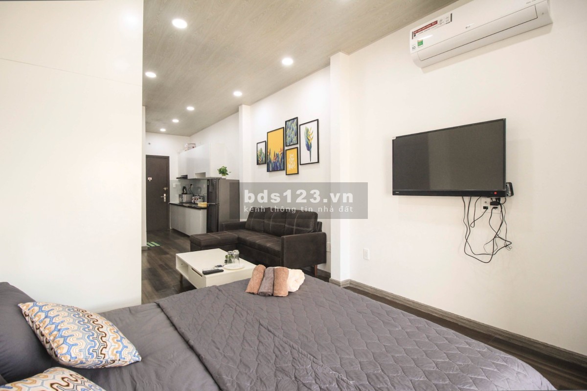 Chủ nhà cho thuê căn hộ officetel Kingston Residence 146 Nguyễn Văn Trỗi full nội thất, 35m2, 12tr