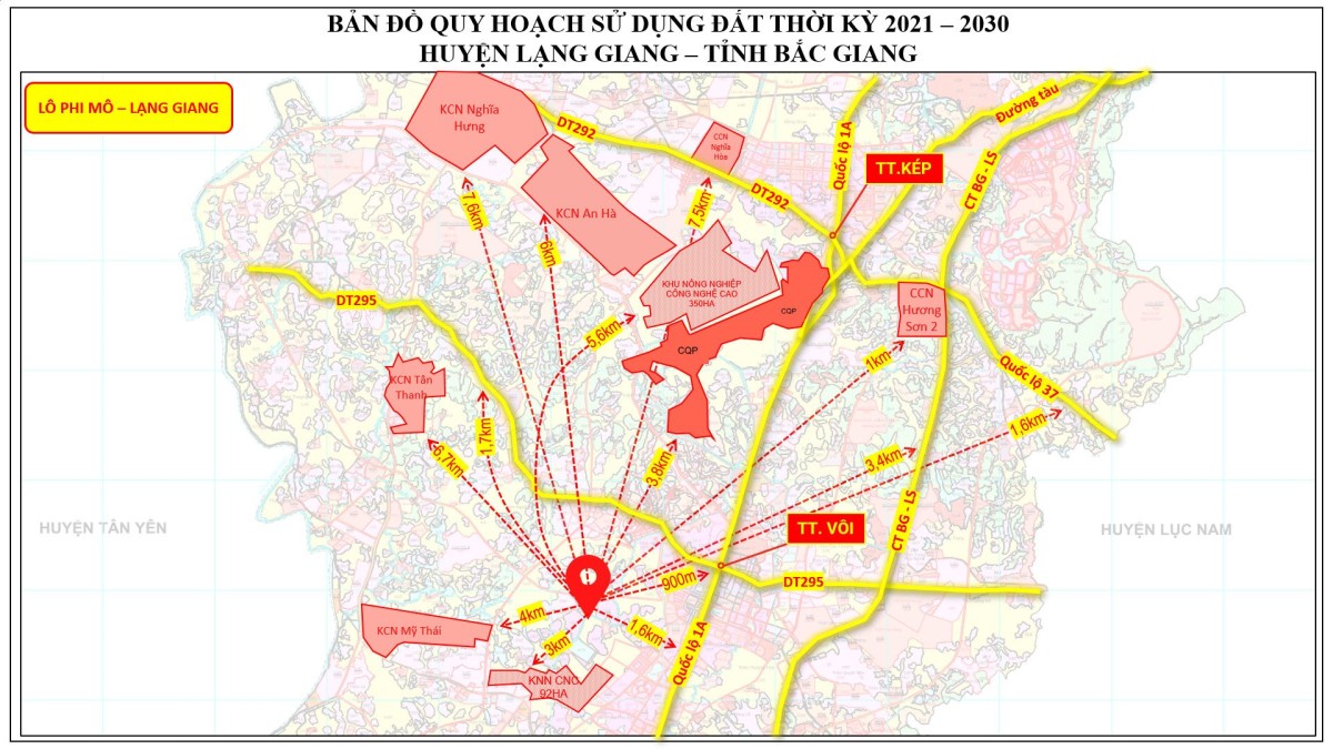 Chính chủ bán gấp lô đất tại Tổ dân phố Phi Mô thị trấn Vôi Lạng Giang Bắc Giang