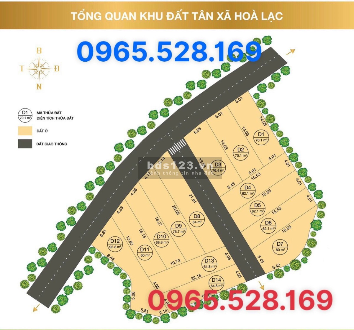 Bán lô đất 68m2 trục chính thôn 3 Tân Xã giá chỉ hơn 1 tỷ đồng, sổ sẵn