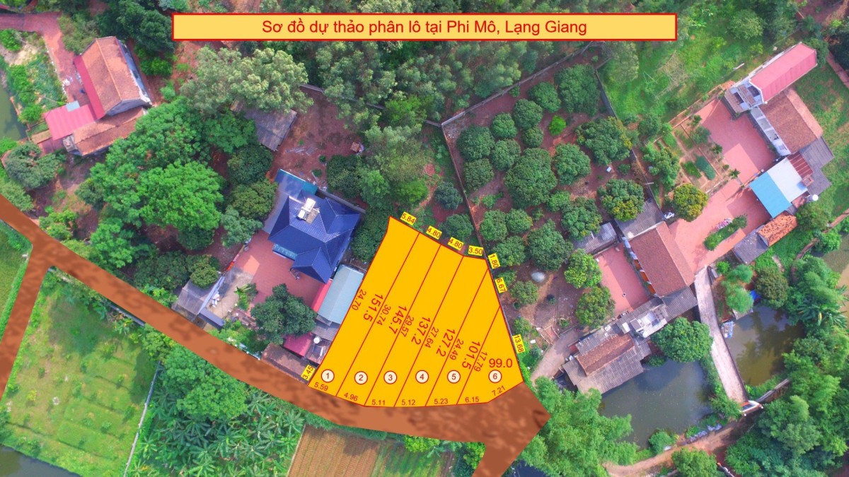 Chính chủ bán gấp lô đất tại Tổ dân phố Phi Mô thị trấn Vôi Lạng Giang Bắc Giang