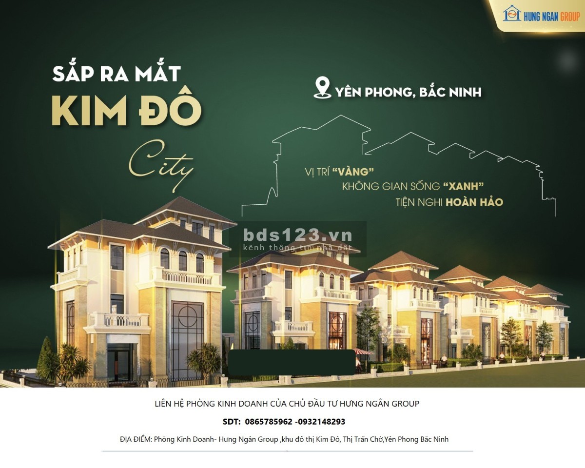 Dự Án Khu Đô Thị Kim Đô Policty Xã Yên Phụ, Yên Phong, Bắc Ninh