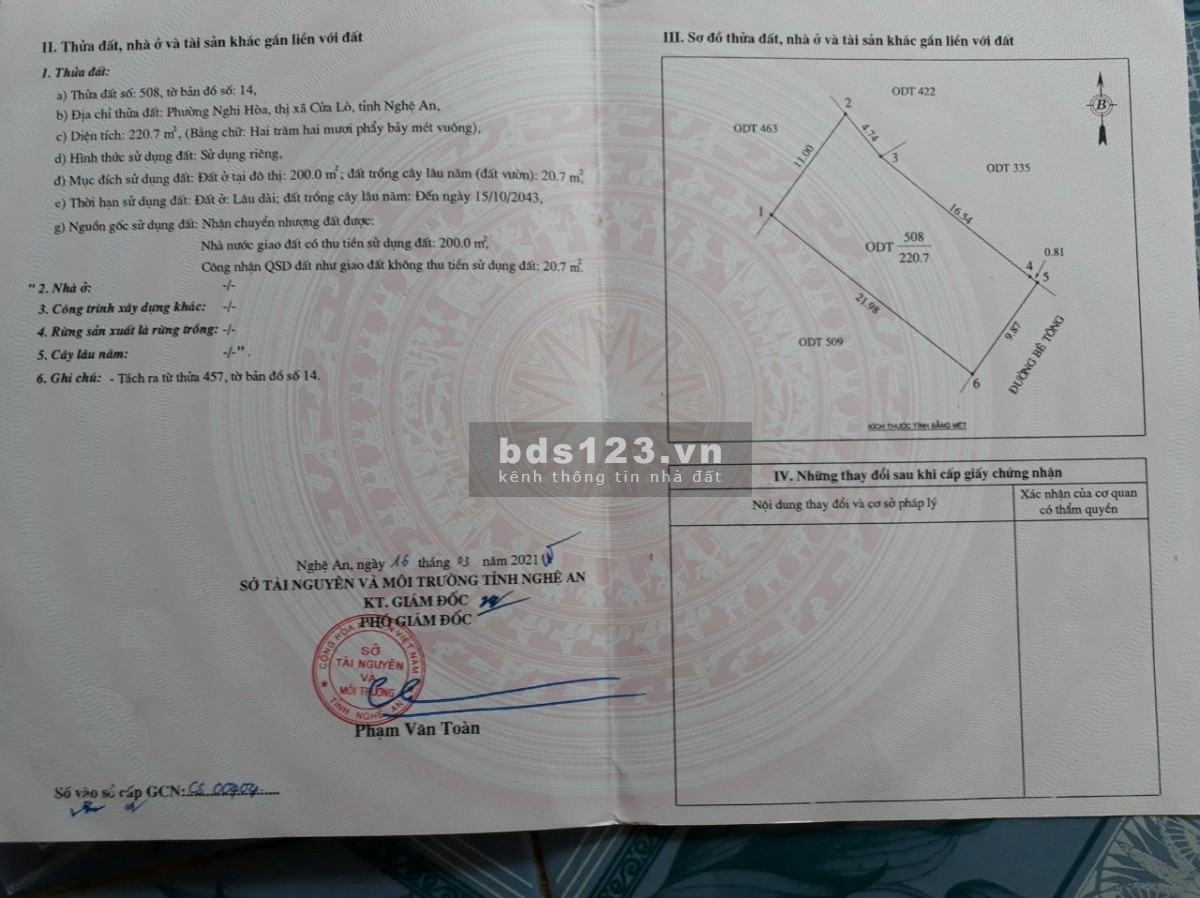 Siêu phẩm đất Nghi Hoà cách Cáp treo Vinpearl chỉ 800m thị Xã Cửa Lò Nghệ An