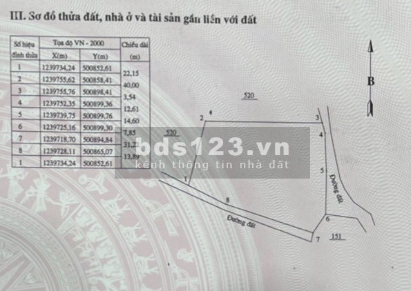 Cần ra lô đất trồng cây ngay Chợ Lầu đường lớn, bàn giao đầy đủ giấy tờ