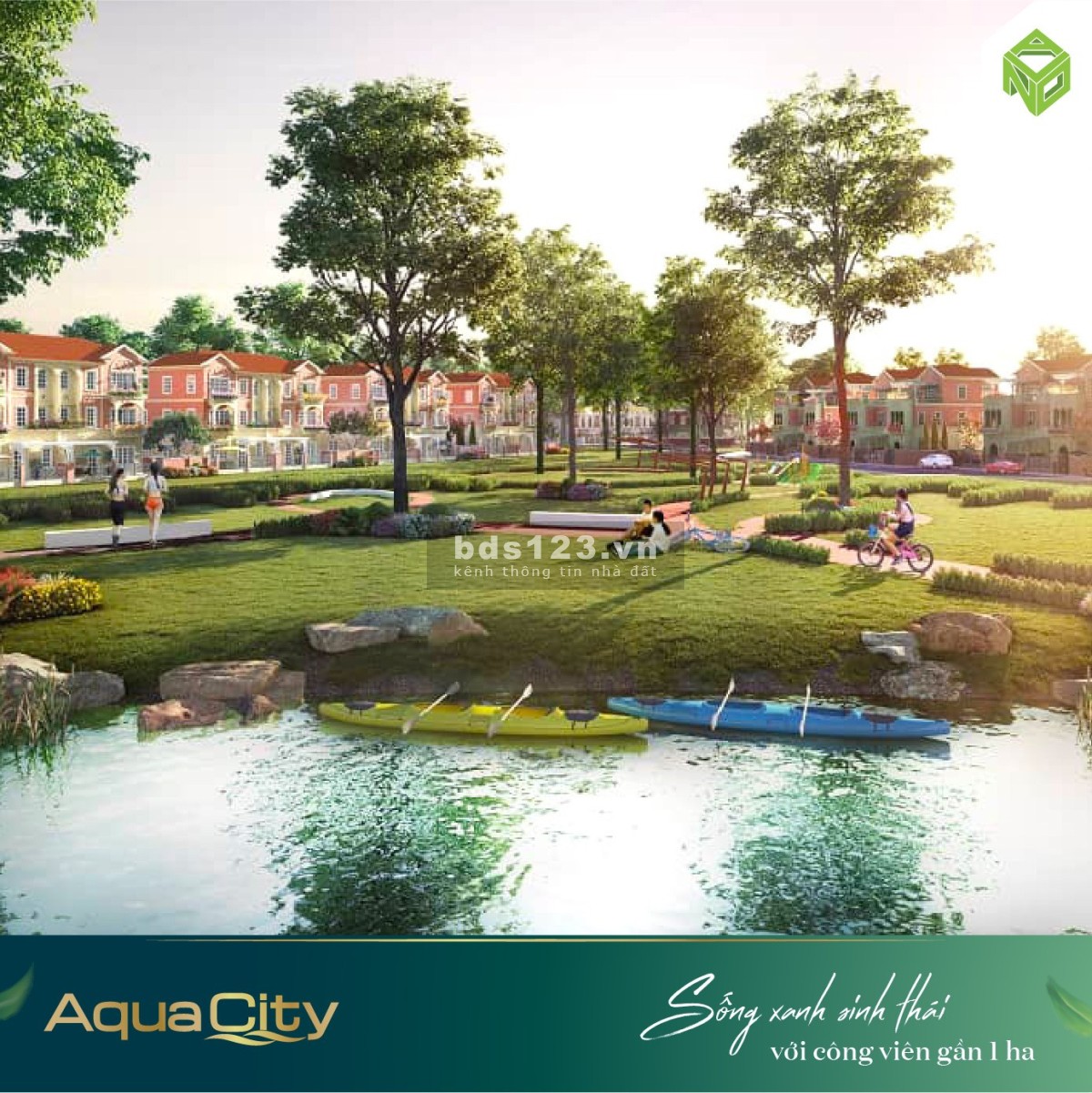 Căn hot chỉ một căn duy nhất nhà phố Aqua City, chỉ cần thanh toán trước 1,6 tỷ ký VBTT.