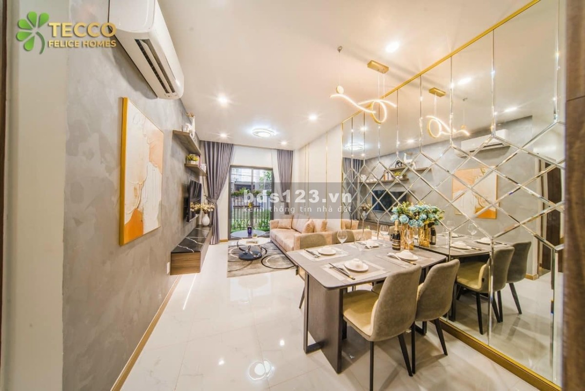 Diamond Boulevard căn hộ Tecco Group giá 1.2 tỷ mặt tiền Quốc Lộ 13 sở hữu chỉ với 21%