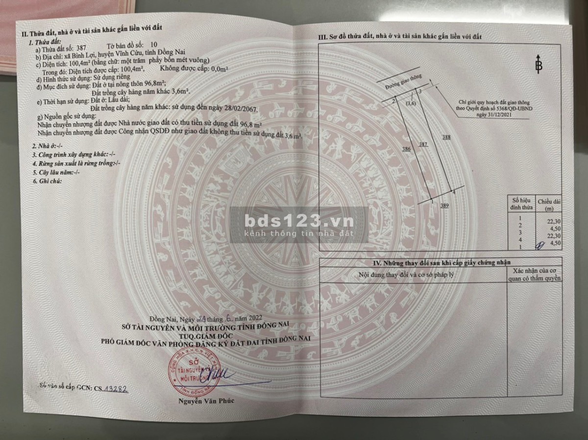 -RA ĐI GẤP VÀI LÔ ĐẤT ĐẸP NGAY UBND XÃ BÌNH LỢI VĨNH CỬU ĐỂ LẤY VỐN MUA NHÀ.