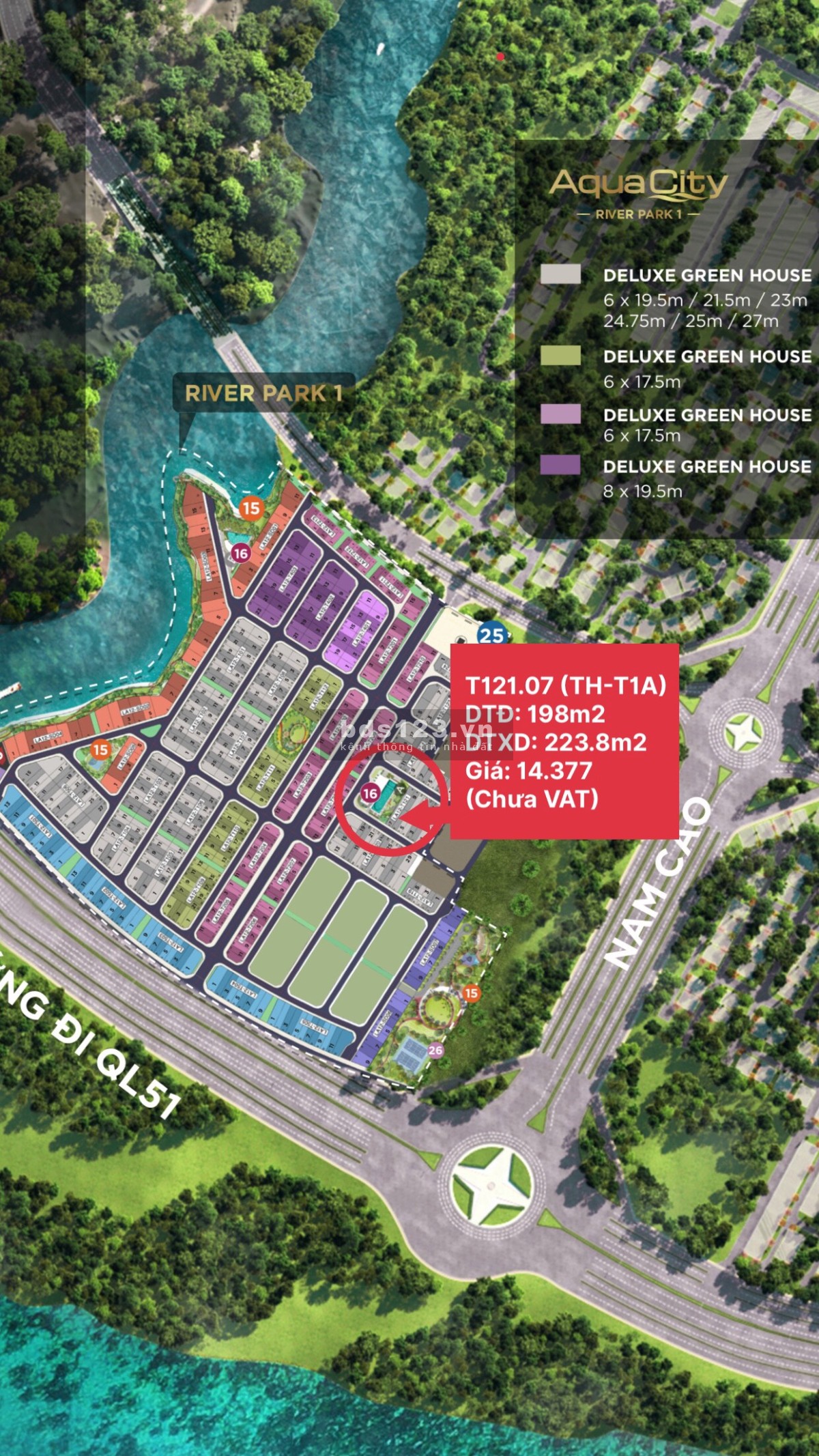 Căn hot chỉ một căn duy nhất nhà phố Aqua City, chỉ cần thanh toán trước 1,6 tỷ ký VBTT.