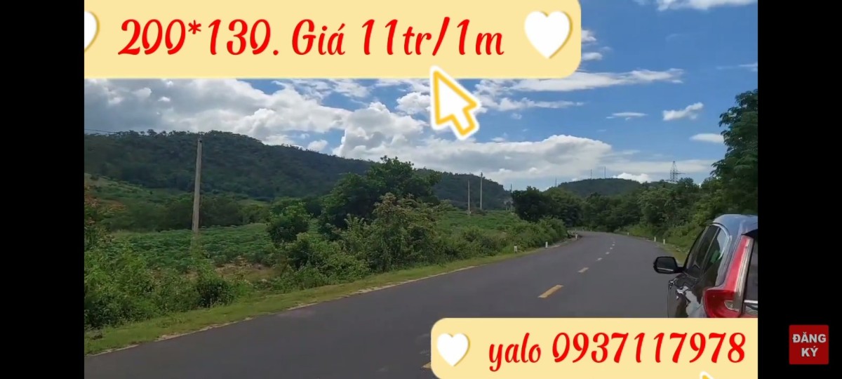 Bán 200m Mặt tiền đường Ql25, xã Ayunpa, Gia Lai. Giá chỉ 11tr/m ngang