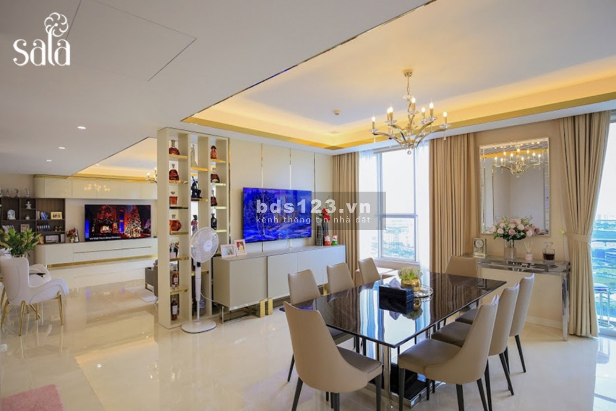 Bán Duplex penthouse Sala Sadora Thủ thiêm 35 tỷ, gần Empire City, Metropole, Sunwah Pearl