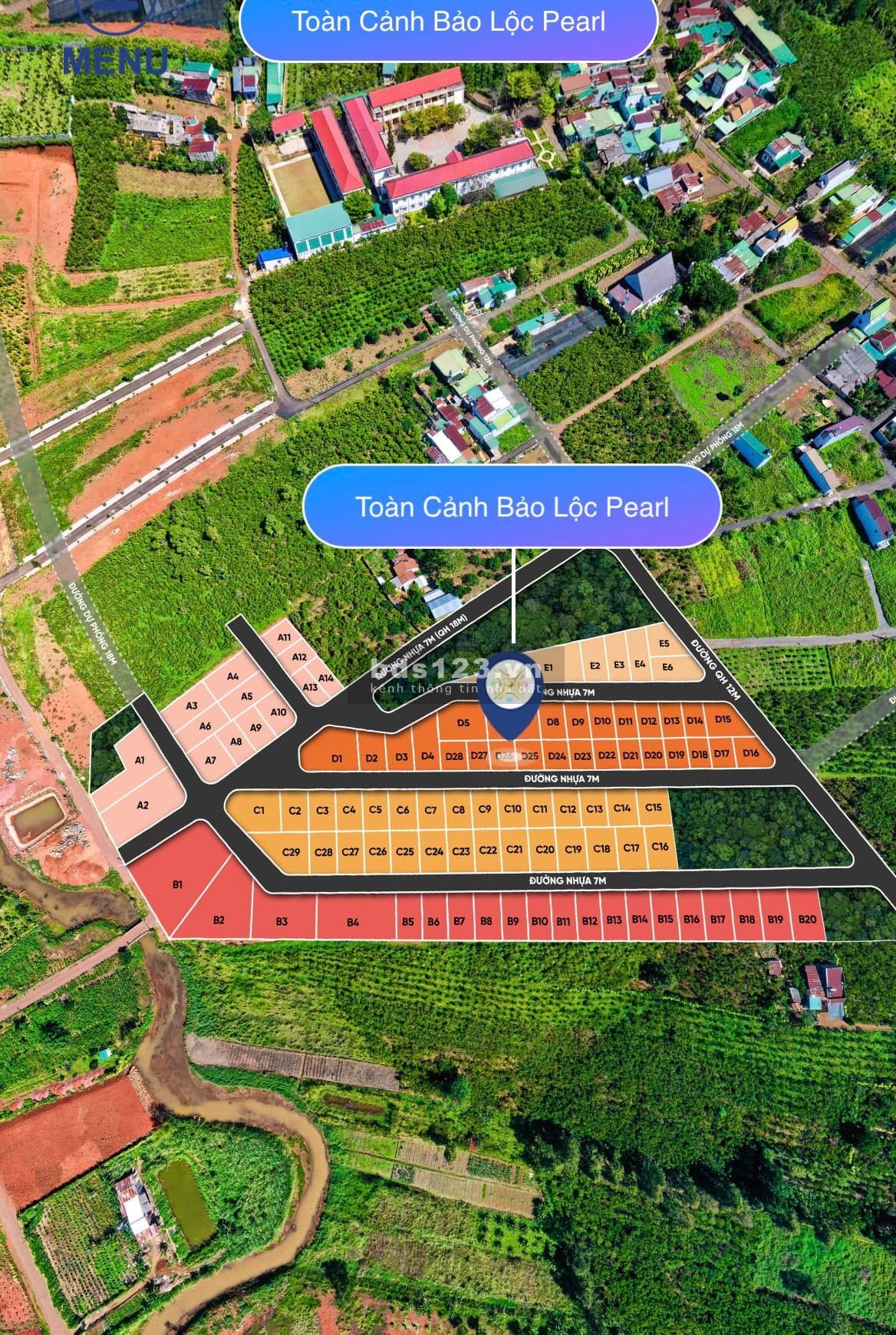 Bảo Lộc Pearl trung tâm thành phố Bảo Lộc chỉ 19 triệu/m2 đầu tư sinh lời
