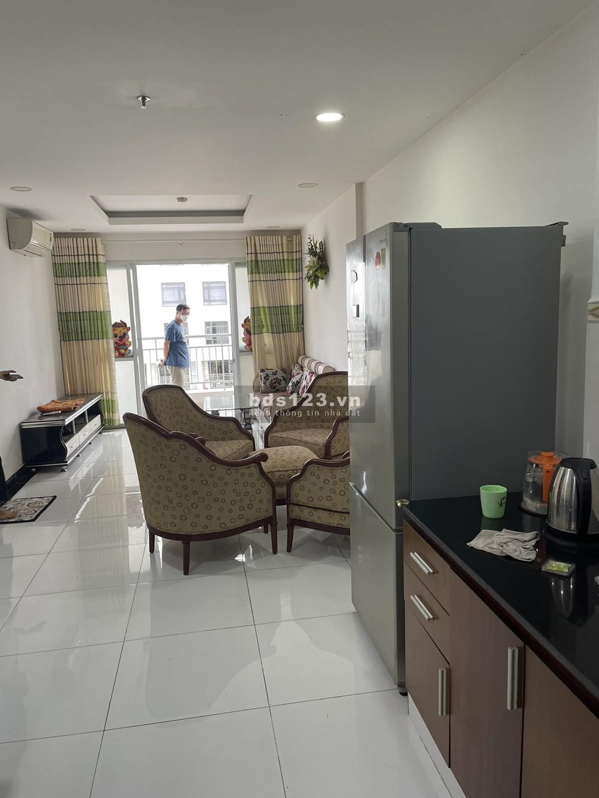 Tôi cho thuê căn hộ Giai Việt Q8, 2pn 2wc full nội thất