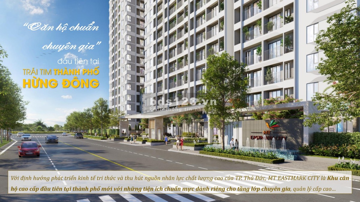 MT Eastmark City giá chỉ 39 triệu/m2, mức giá đáng đầu tư với 3 mặt tiền trung tâm Thủ Đức