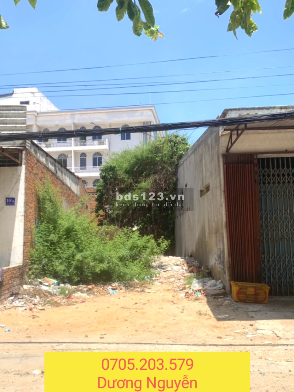Cần bán gấp lô đất hẻm Trần Nhân Tông P. Thanh Sơn sau KS Thống Nhất