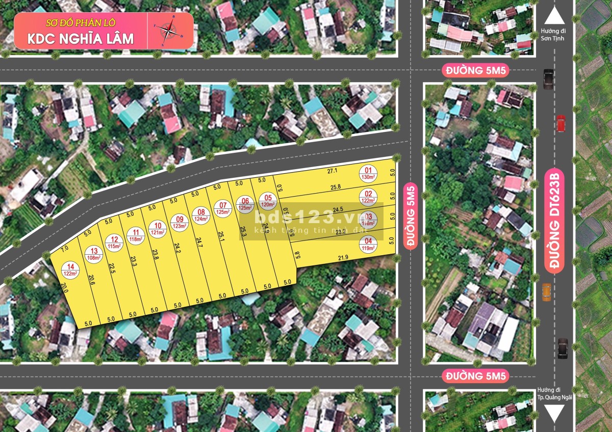 Bán lô đất đường 5.5m khu dân cư Nghĩa Lâm Tư Nghĩa Quảng Ngãi, liên hệ 0905979017