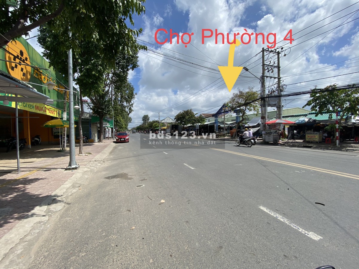 Bán gấp đất trung tâm phường 4, Tây Ninh, kế bên chợ phường 4, lô góc 2 mặt tiền