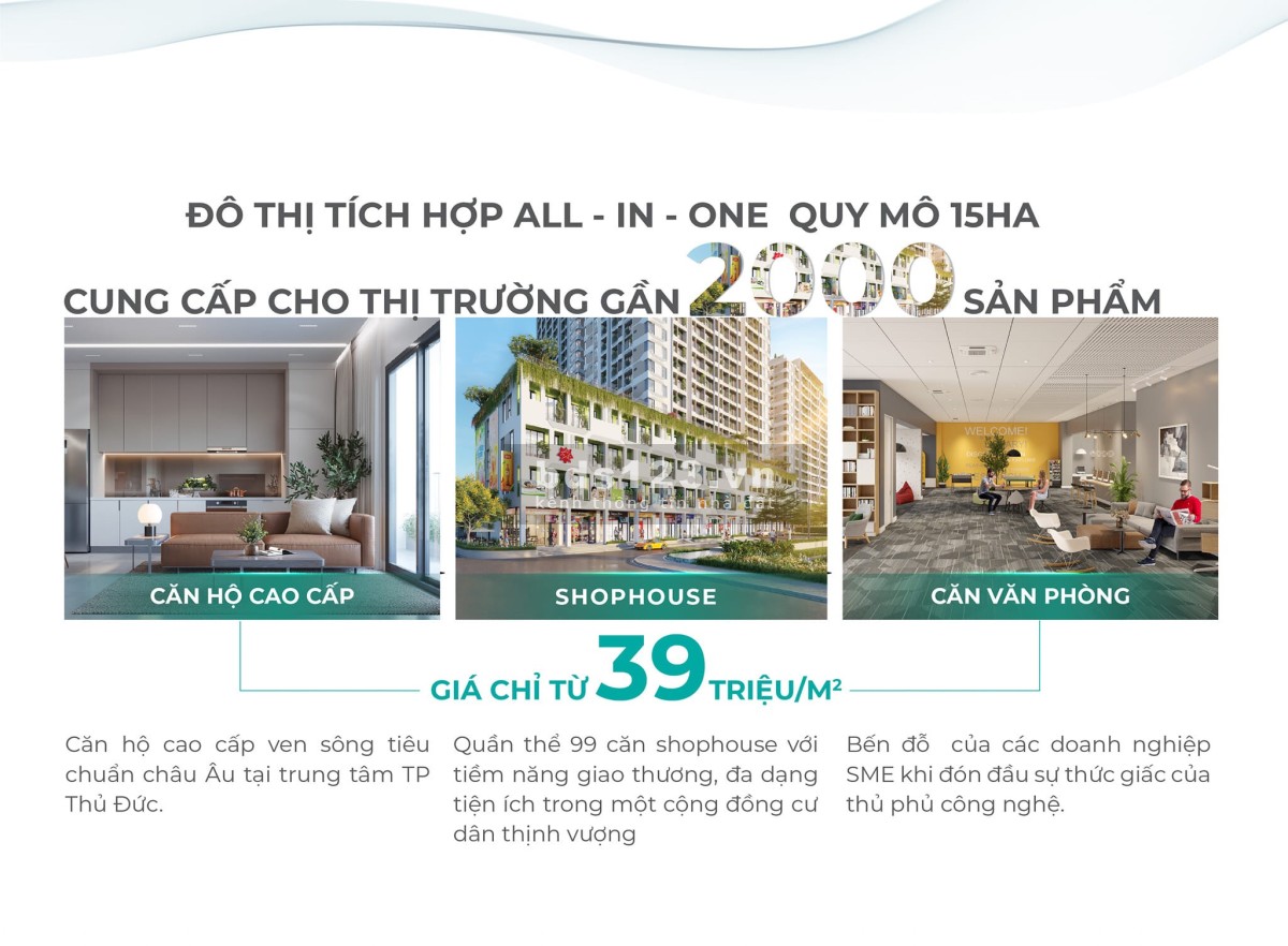 MT Eastmark City giá chỉ 39 triệu/m2, mức giá đáng đầu tư với 3 mặt tiền trung tâm Thủ Đức