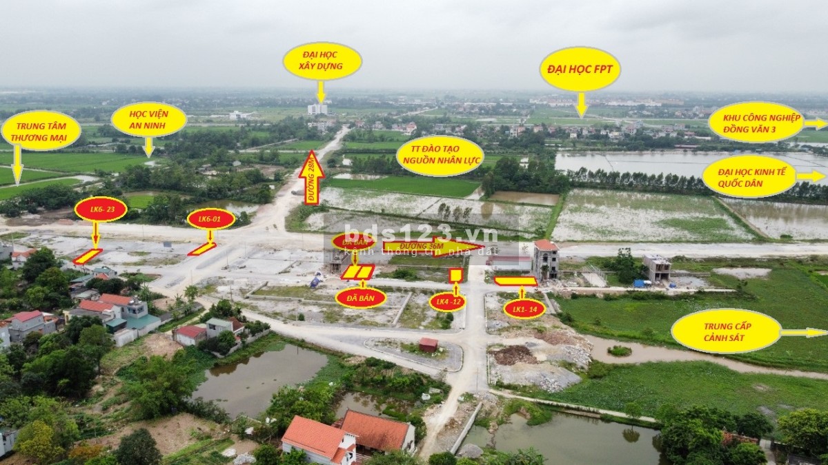 Cần Bán Đất LK6-23 Đấu Giá Doãn Khu Đại Học Nam Cao Hà Nam
