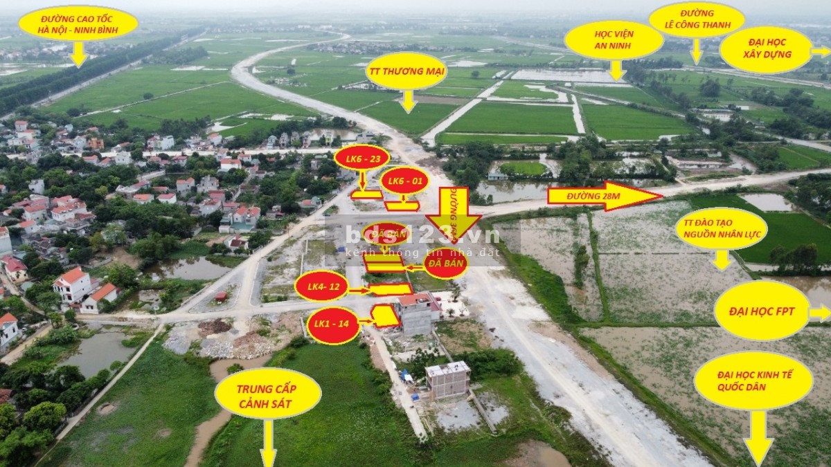 Cần Bán Đất LK6-23 Đấu Giá Doãn Khu Đại Học Nam Cao Hà Nam