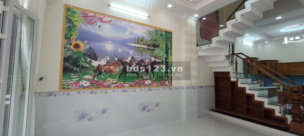 Nhà bán đường số 4 56m2 4 tầng 4mx14m giá 7.1 tỷ Bình Hưng Hòa A, Bình Tân.