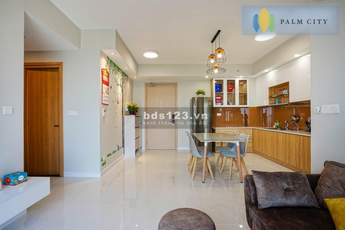 Tin được không, 2PN 80m2 full nội thất đẹp Palm Heights - tầng cao view thoáng giá thuê 14 triệu/th
